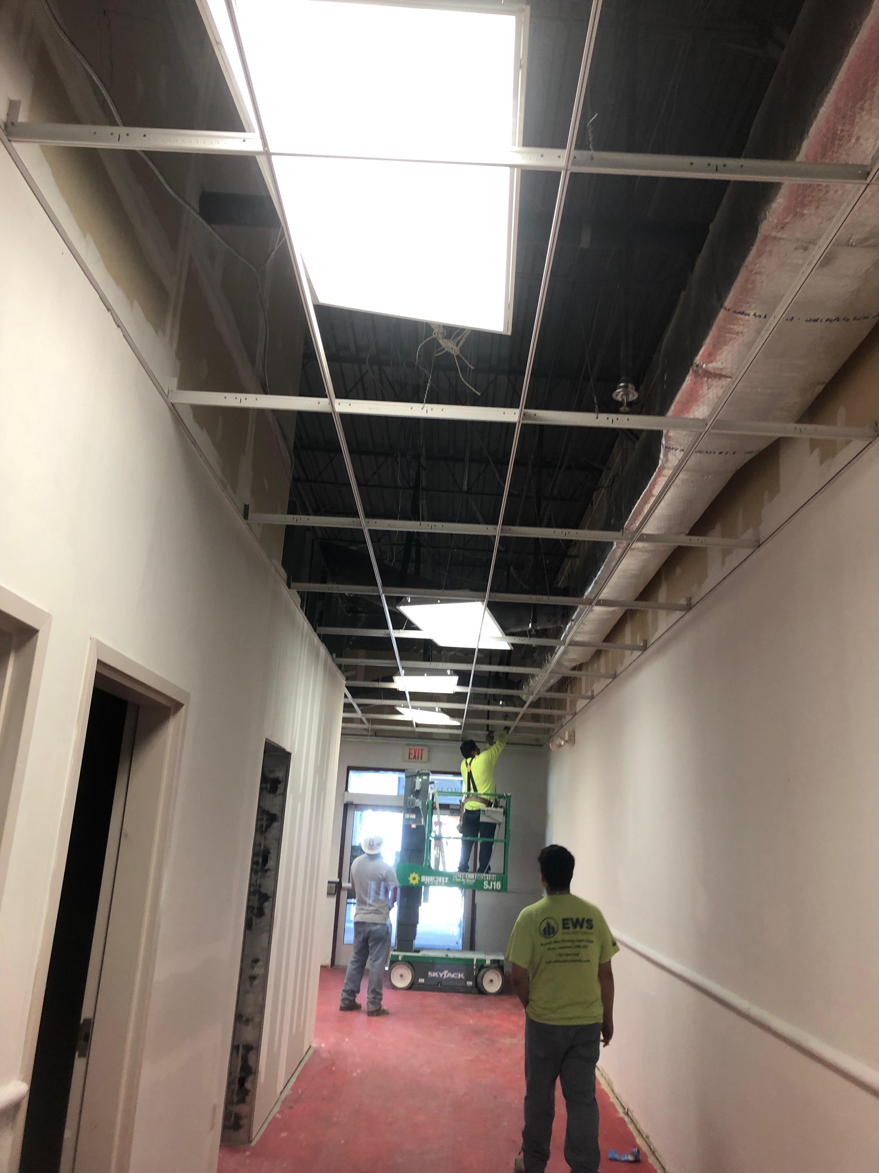 Ceiling Grid Work
